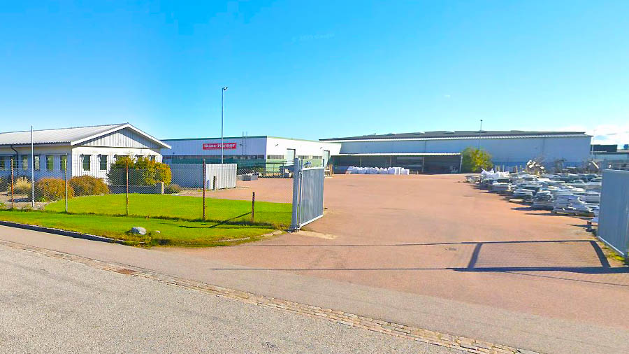 Vår fabrik på Berga Industriområde